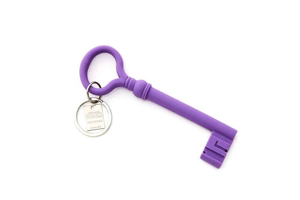 2076 Key Keychain Lavender